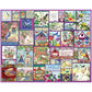 White Mountain 1000 Piece Jigsaw Puzzle Vintage Birdhouse, The Birds