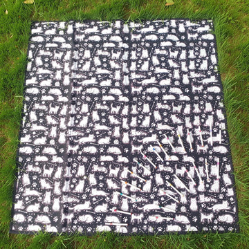 vgzyov Coloring Blanket with 24 Markers, 50x60 Inches