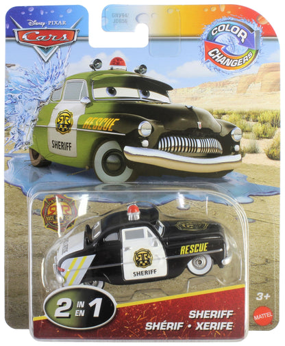 Disney Cars 2025 Color Changers Radiator Springs Race & Rescue Sheriff