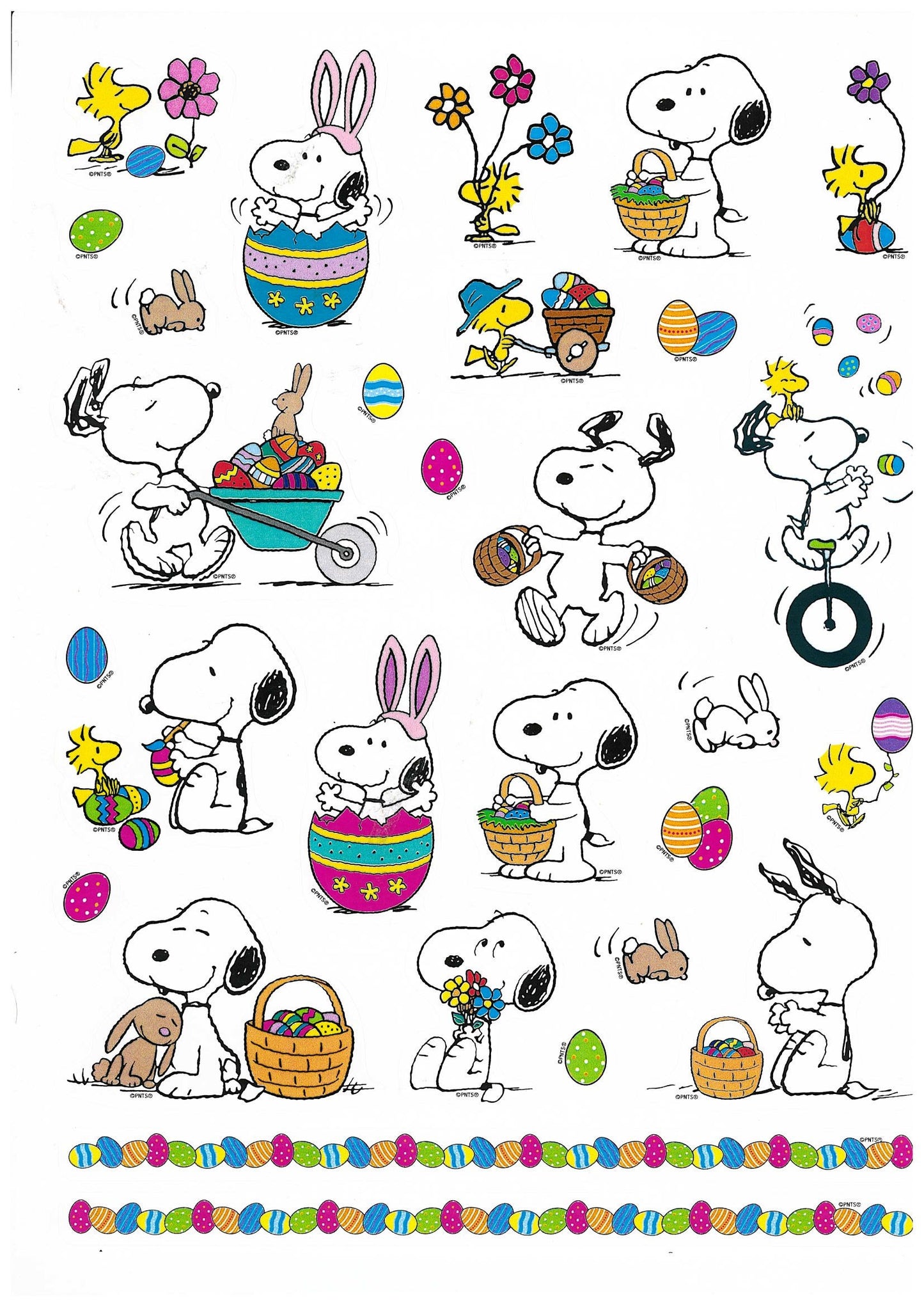 Peanuts Gang Snoopy Charlie Brown Lucy Linus Character Christmas Easter Thanksgiving Halloween 4th of July Seasonal Holiday Sticker Set, 5 Sheets 118