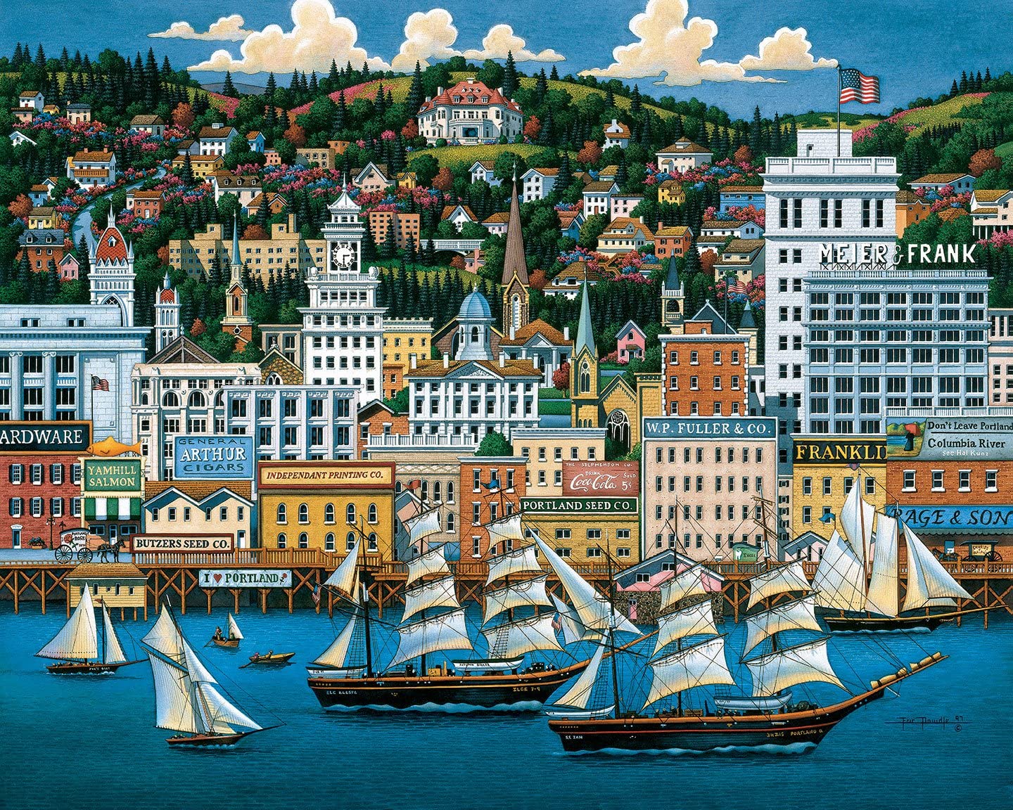 Dowdle Jigsaw Puzzle - Portland - 500 Piece