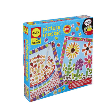 ALEX Toys Little Hands Picture Mosaic Kids Toddler Art and Craft Activity, Multicolor, One Size, 1406