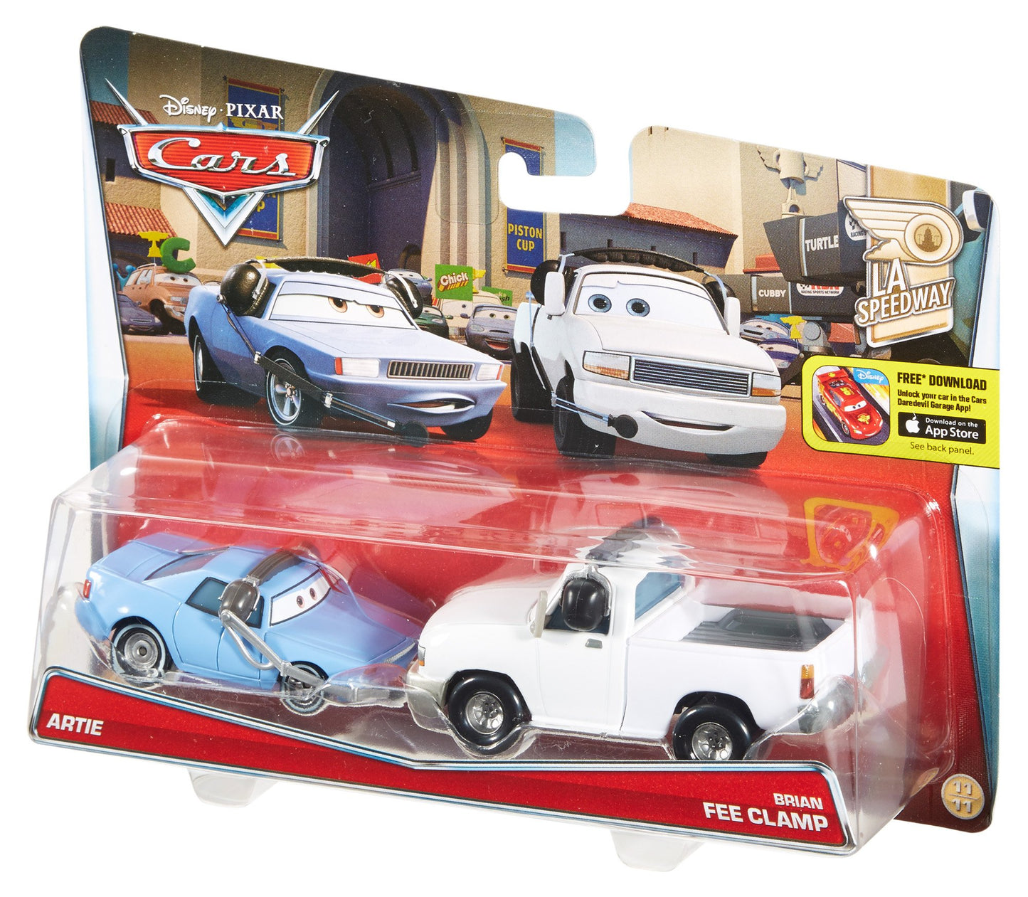 Disney Pixar Cars: Diecast 2-Pack, Artie & Pickup Truck W/ Headset