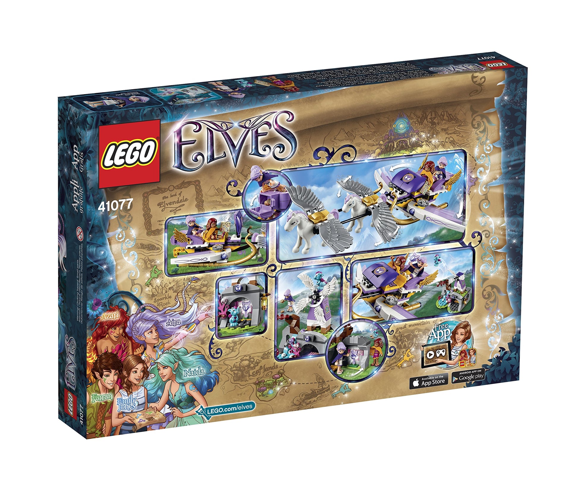LEGO Elves 41077 Aira's Pegasus Sleigh Building Kit