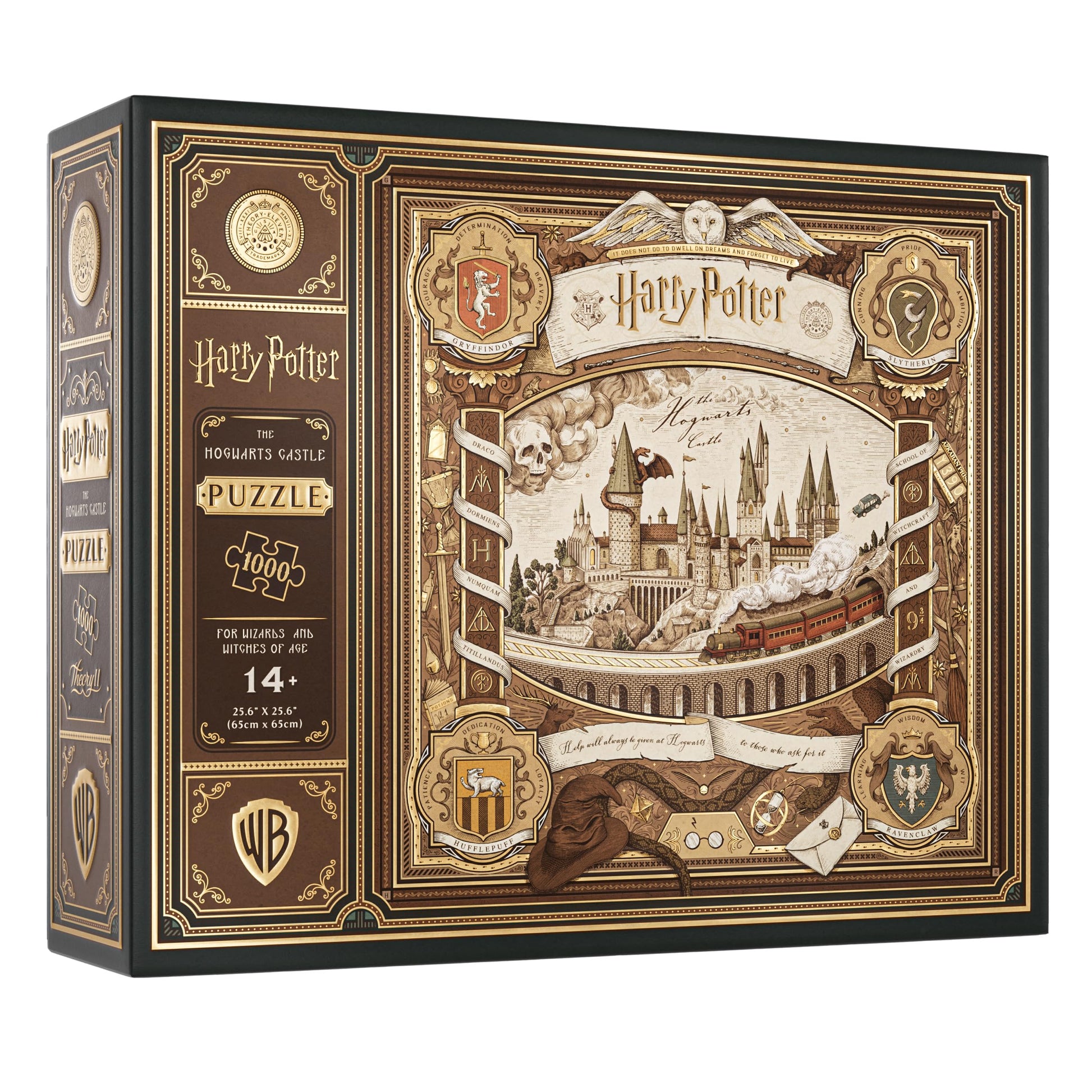 theory11 Harry Potter Jigsaw Puzzle - 1,000 Piece Jigsaw Puzzle - Officially Licensed Harry Potter Merchandise & Collectibles - Precision Fit