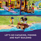 LEGO Friends Adventure Camp Water Sports Building Toy - Pretend Play Playset for Girls & Boys, Ages 7+ - Great Gift for Birthdays - with 3 Mini Dolls