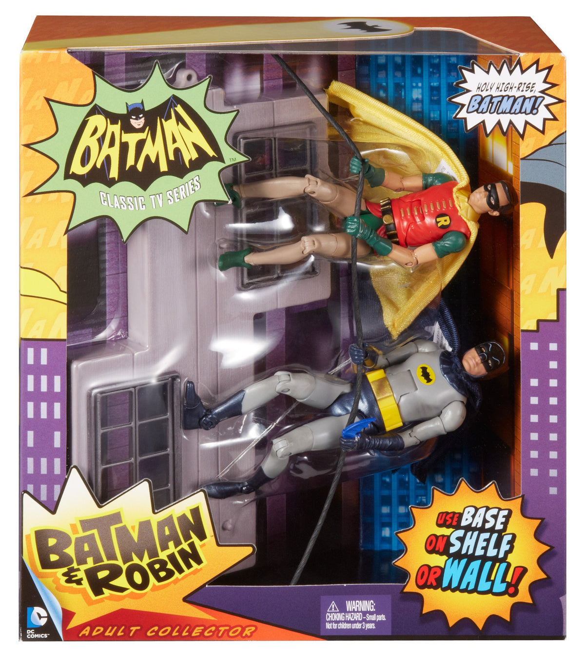 DC Comics Classic TV Series Batman and Robin Action Figure, 2-Pack