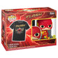 Funko Pop Collectible Toy Figure - The Flash - DC Comics - T-Shirt - Clothes with Collectable Vinyl Figure - Gift Idea - Toys and Short Sleeve Top for