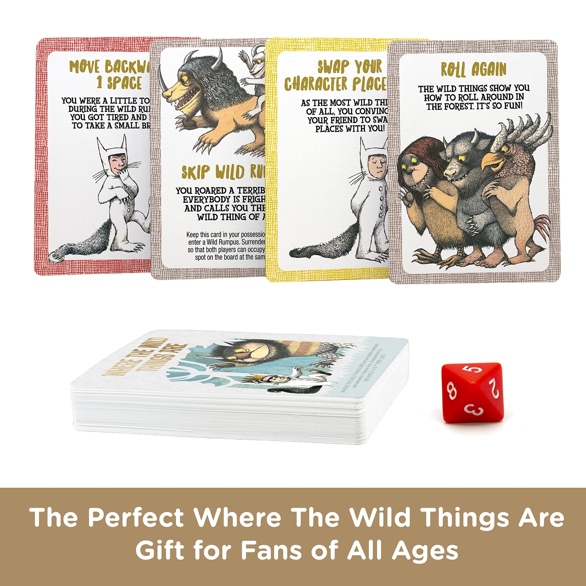 AQUARIUS Where The Wild Things are Journey Board Game - Fun for Kids & Adults - Officially Licensed Merchandise & Collectibles