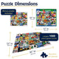 White Mountain 1000 Piece Jigsaw Puzzle Irish Culture, I Love Ireland
