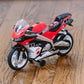 Sunny Days Entertainment Maxx Action Super Bike with Wheelie Feature - Red Motorized Toy Motorcycle for Boys & Girls | Light & Sound Vehicle for Kids