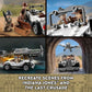 LEGO Indiana Jones and the Last Crusade Fighter Plane Chase 77012 Building Set, Featuring a Buildable Car Airplane Toy, 3 Minifigures Including Jones