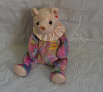 Ty Beanie Baby October Opal Birthstone Teddy Happy Birthday Bear