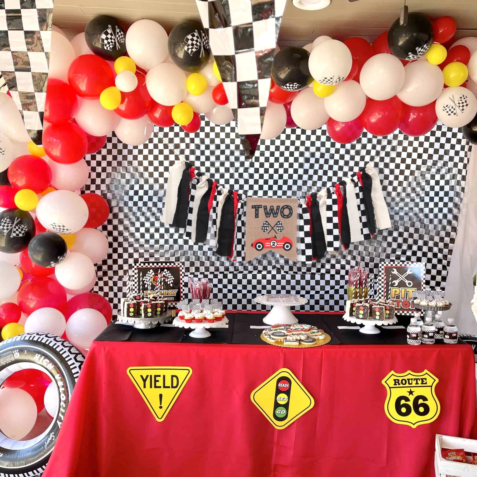 Two Fast High Chair Banner - Racing Two Birthday Party Decorations,Racing Two Birthday Highchair,Two Fast Birthday Decorations,Fast Race Car 2nd