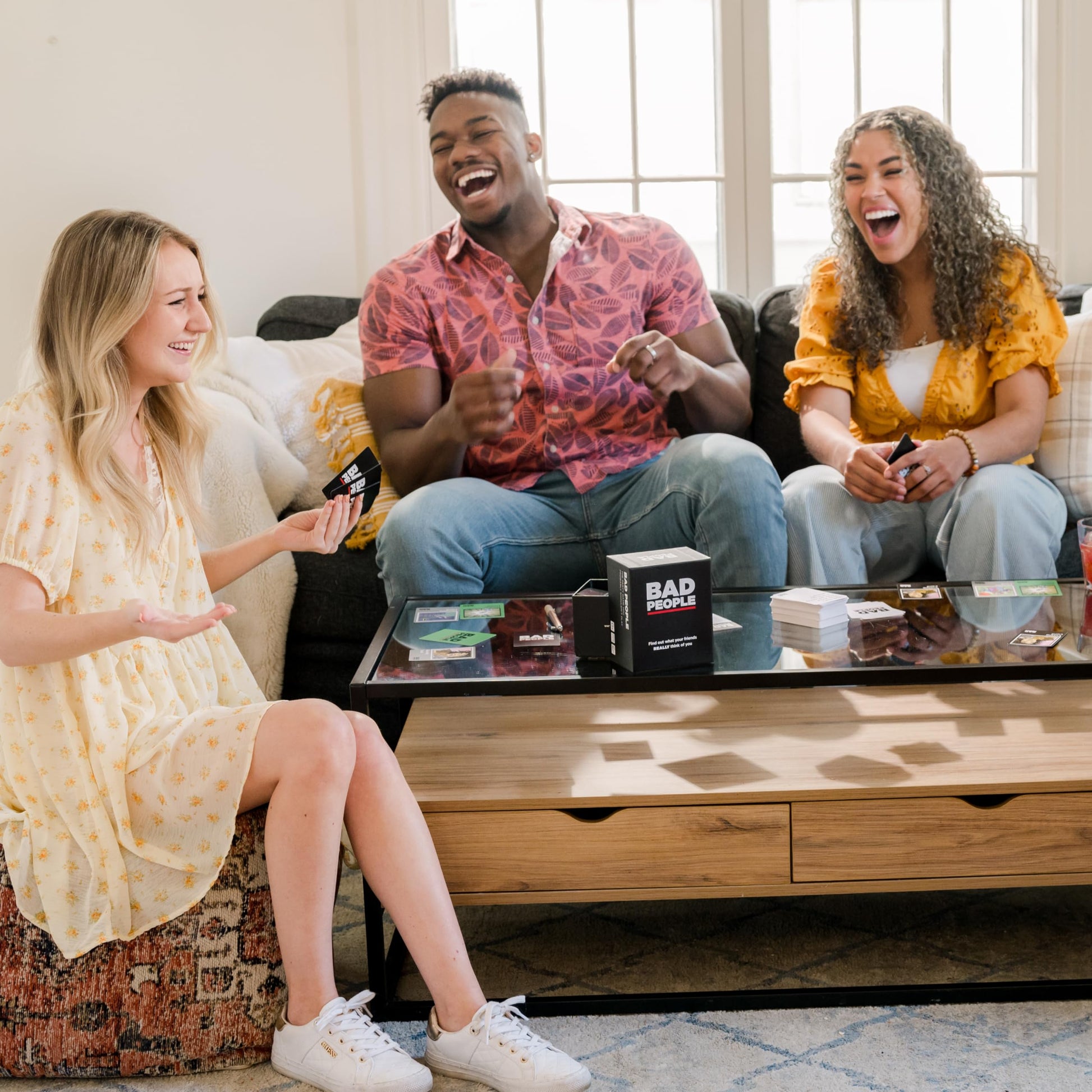 BAD PEOPLE Party Game - Hilarious Adult Card Game for Friends & Game Night | Funny Conversation & Icebreaker Board Game for Parties, Pregames, Social