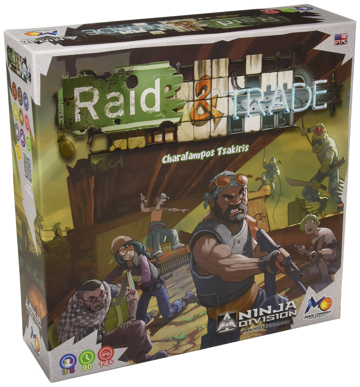 Ninja Division Raid & Trade Board Game