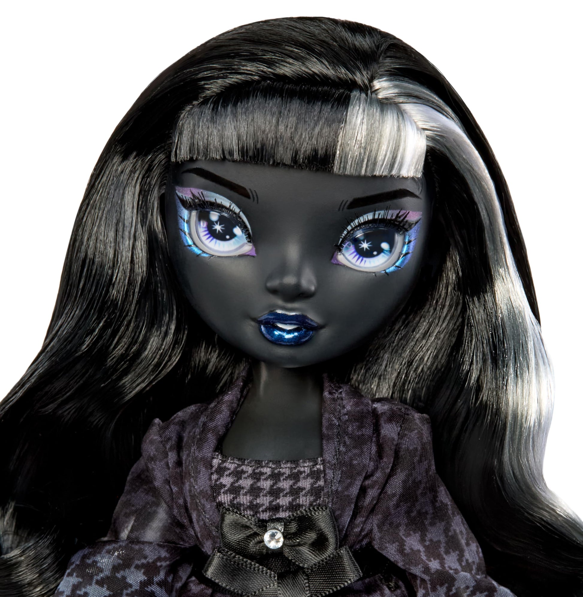 Rainbow High Shadow High Girl's Night Shanelle Onyx- Grayscale 11" Fashion Doll. Black Hair. Black Outfit. Girl's Night Accessories and Comb.