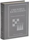 Checkers and Backgammon Vintage Bookshelf Edition by WS Game Company, Linen Wrapped Book Box & Slipcase - Reversible Board, Wooden Pieces - Checkers
