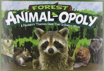 Late for the Sky Forest Animal-opoly Board Game for Families & Kids, Classic Property Trading, Wildlife Nature Theme, 2-6 Players, Fun Strategy Party