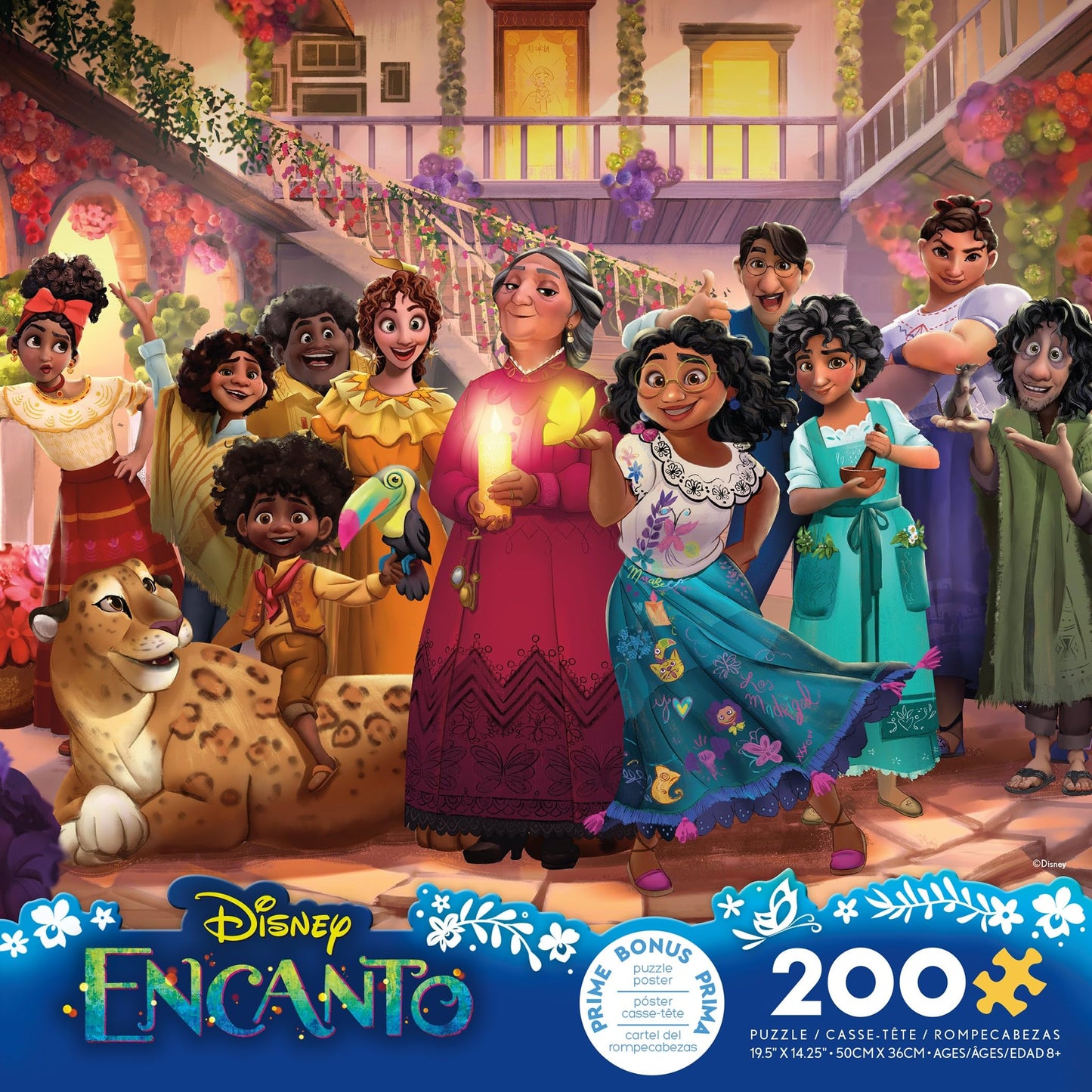Ceaco - Disney Encanto Family - 200 Piece Jigsaw Puzzle for Kids Ages 8-12