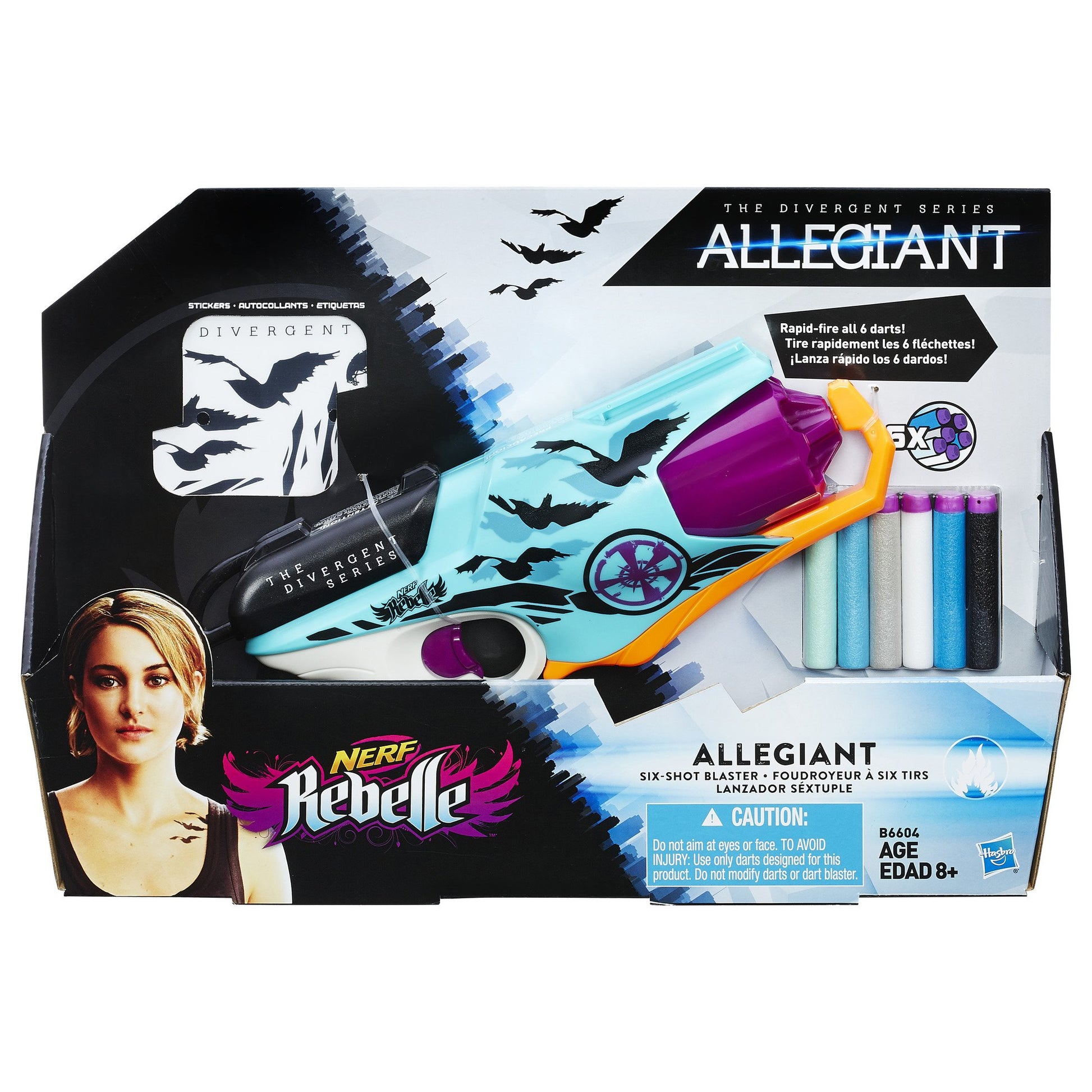 Nerf Rebelle The Divergent Series Allegiant Six-Shot Blaster