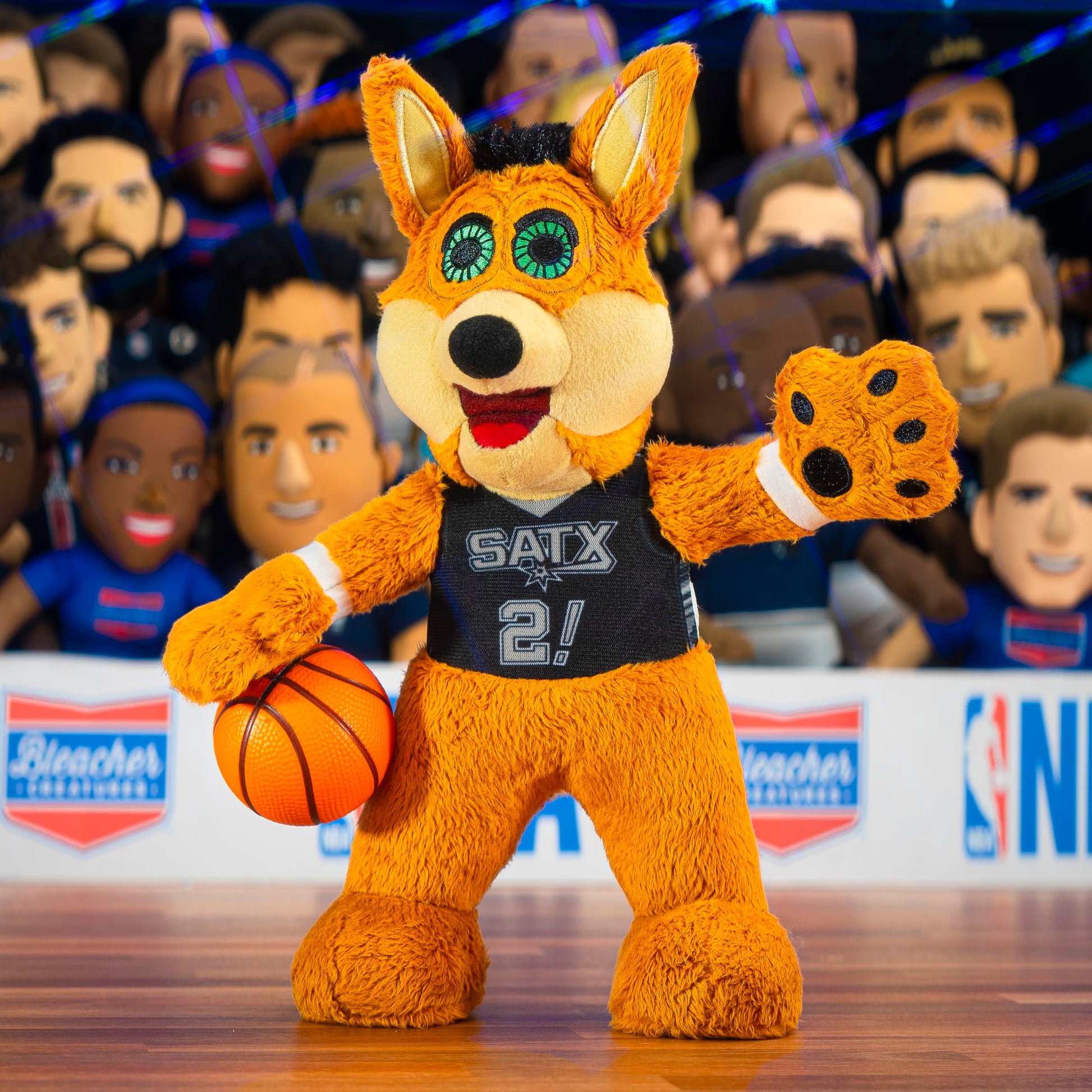 Bleacher Creatures San Antonio Spurs Coyote 10" NBA Mascot Plush Figure - A Mascot for Play or Display
