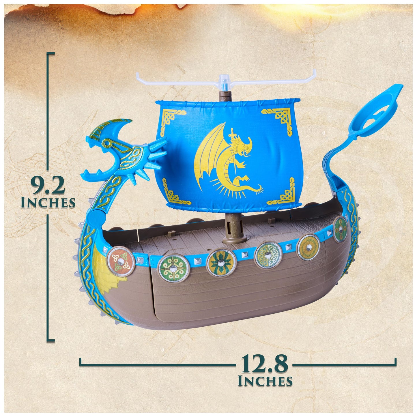 DreamWorks Dragons Transforming Viking Battle Ship Toy Figure Playset