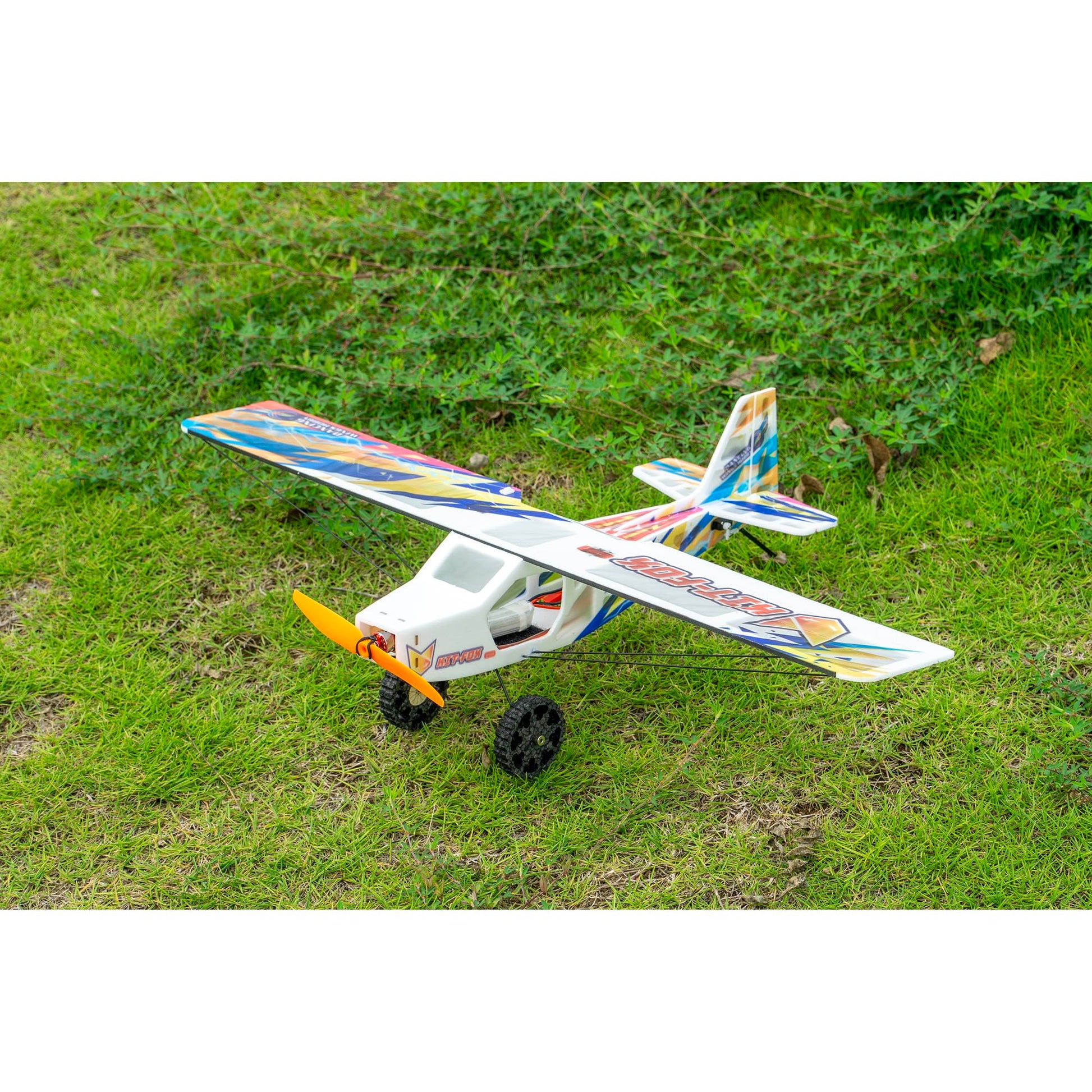 Quolefly DIY RC Model Airplane EA01 Kit-Fox, 570mm Wingspan Ultra-Light EPP Foam Plane for Adults & Hobbyists (KIT+Motor+ESC+Servos)