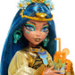 Monster High Monster Fest Doll, Cleo De Nile with Glam Outfit & Festival Themed Accessories Like Snacks, Band Poster, Statement Bag & More