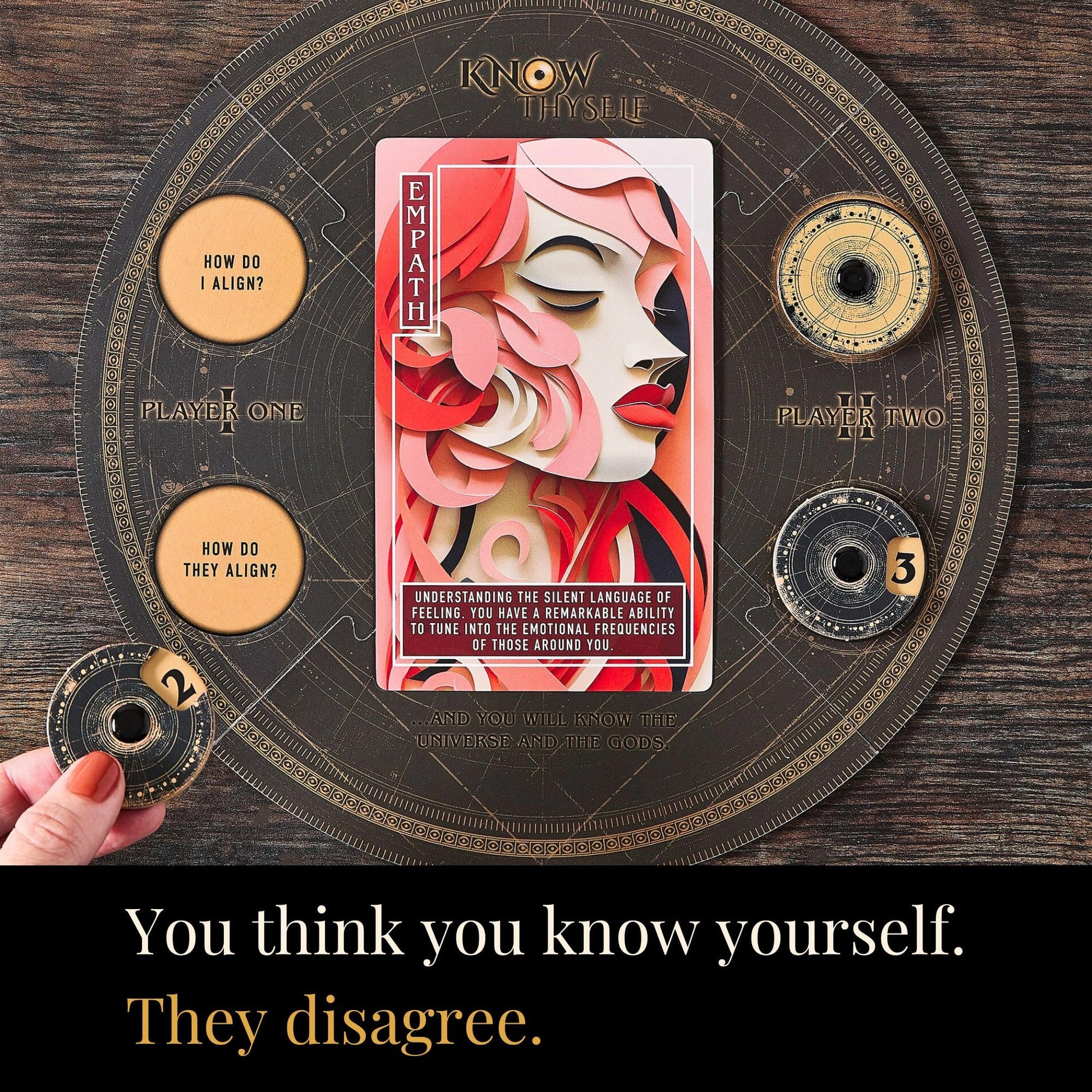 KNOW THYSELF - Go Deeper Card Game - Deep Questions, Self-Discovery, Get to Know You, Games for Friends & Couples (2-4 Players), Meaningful