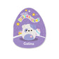 Squishmallows Original 14in Galina The Cream and Periwinkle Bulldog - Official Jazwares Easter Plush (Large)