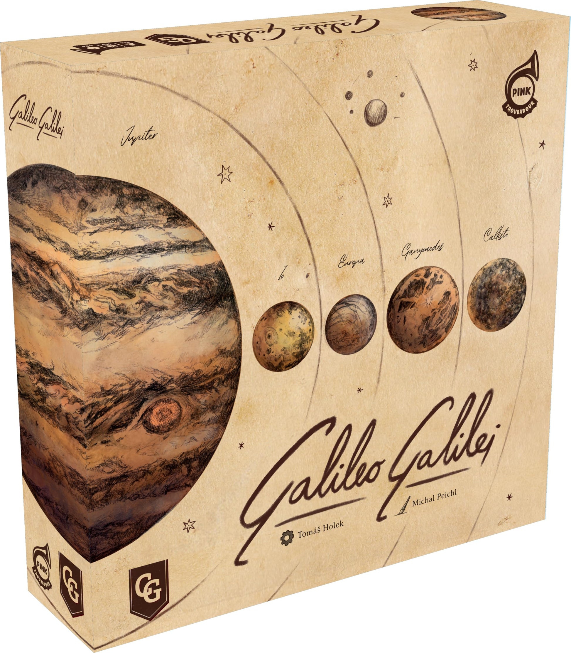 Capstone Games Galileo Galilei Strategy Board Game for Adults & Family,1-4P