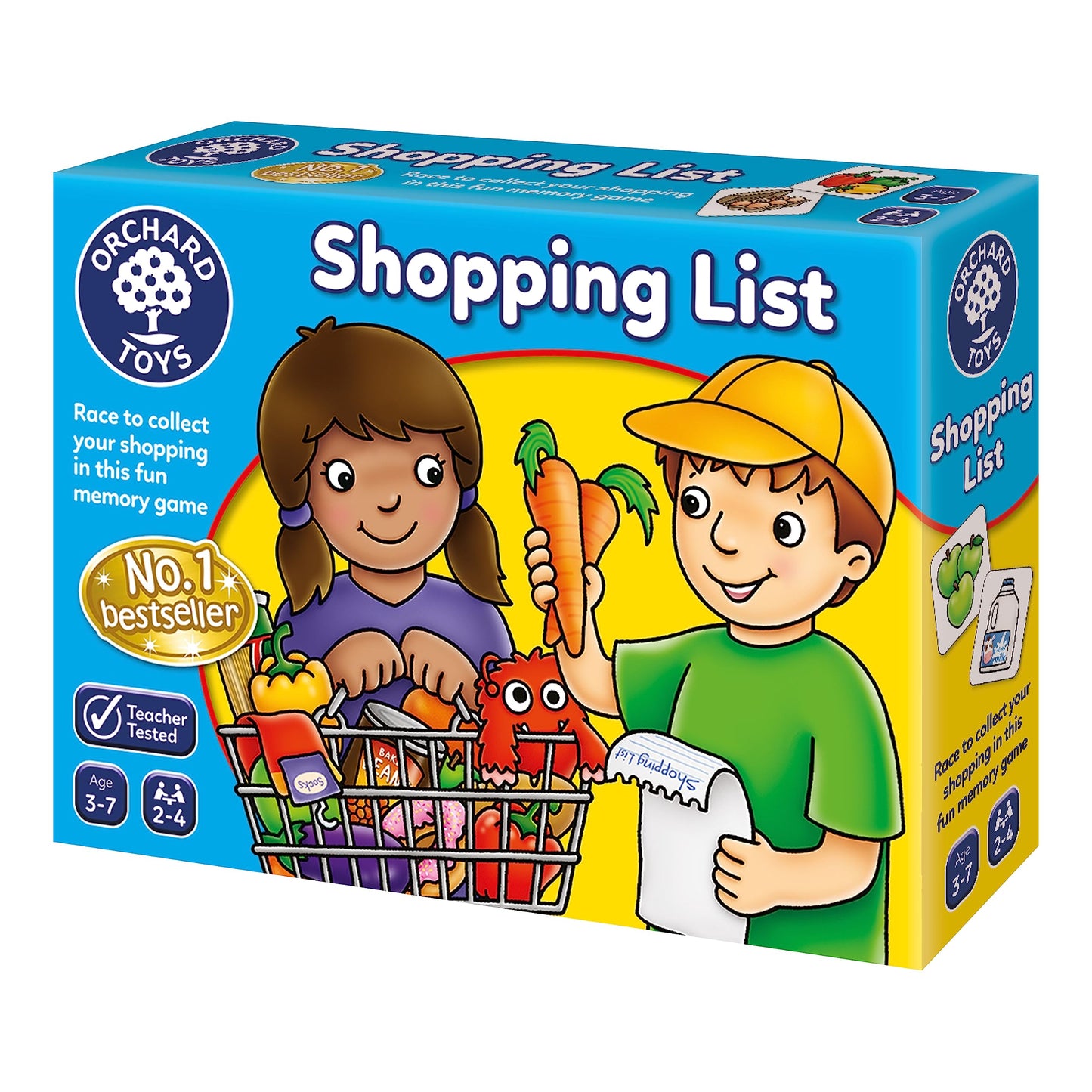 Orchard Toys Shopping List - Educational Memory Game - Age 3-7 - Perfect For Home Learning