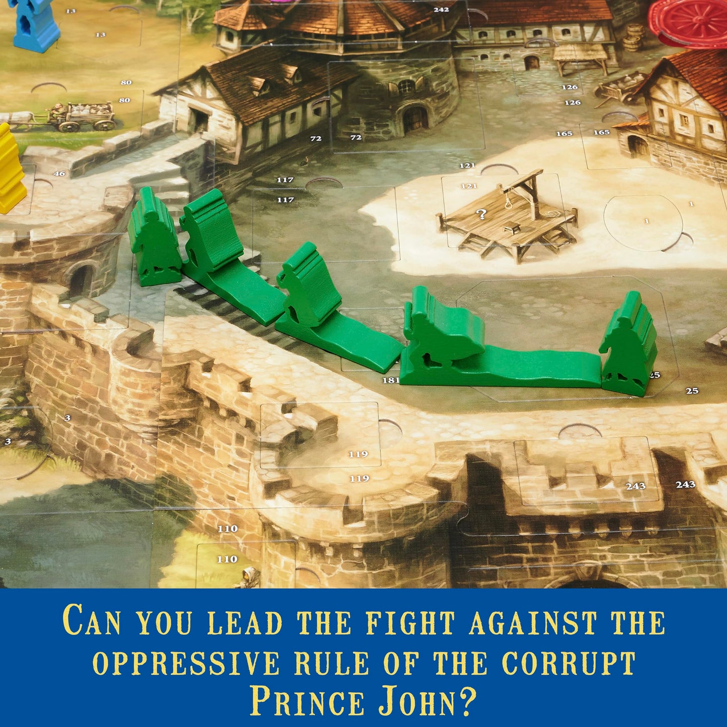 Thames & Kosmos The Adventures of Robin Hood | Cooperative Story-Driven Family Board Game | Free-Movement Mechanic | 2-4 Players | Ages 10+ | By