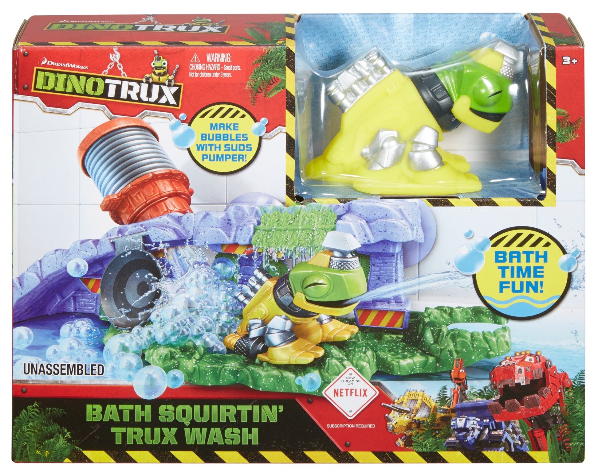 Mattel Dinotrux Bath Squirtin' Trux Wash