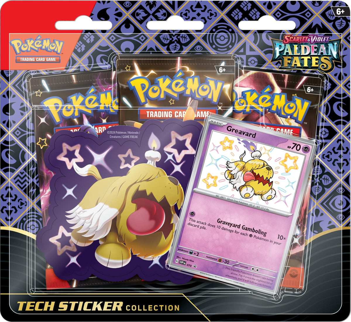 Pokemon TCG: Scarlet and Violet: PALDEAN Fates: TECH Sticker Collection - Shiny Greavard