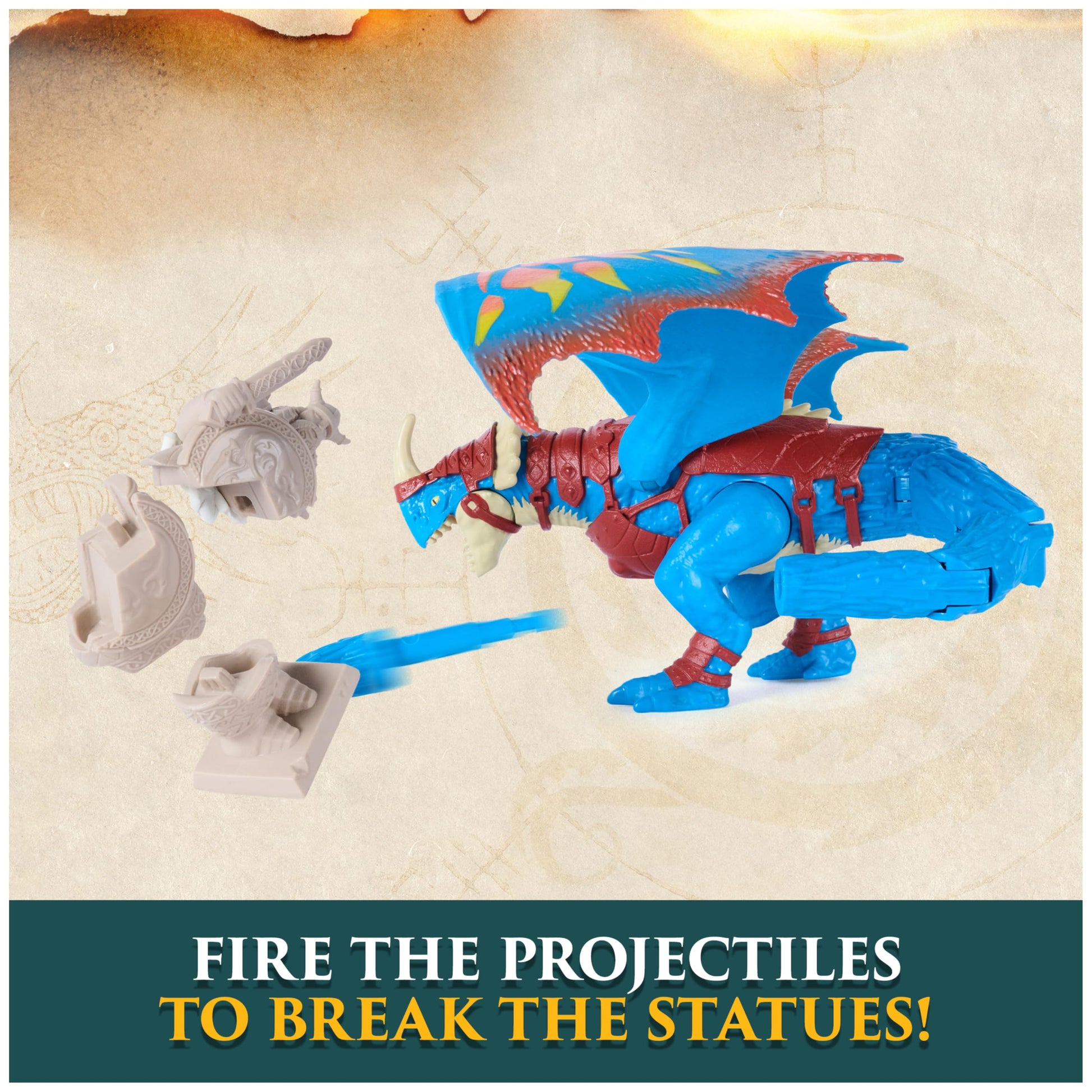 DreamWorks Dragons Blazing Battles Deadly Nadder Slash Shot Figure Playset