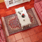 SAMCAMI Dollhouse Accessories Woven Carpet, 1/12 Scale Doll House Accessories and Furniture, Dollhouse Miniature Area Rugs 6” x 3.8”, 3 Pieces (No.1)