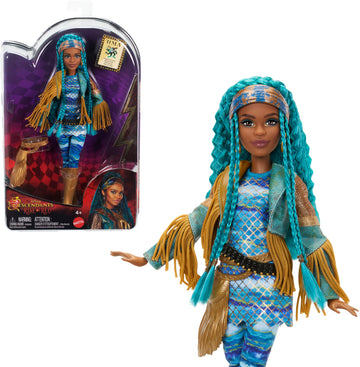 Mattel Disney Descendants: The Rise of Red Fashion Doll & Accessory - Uma, Daughter of Ursula with Movie-Inspired Clothes