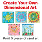 Faber-Castell 3D Sand Painting Kit for Kids: Create 5 Sand Art Pictures, DIY Arts and Crafts for Kids, Art Projects and Gifts for Girls and Boys (Ages