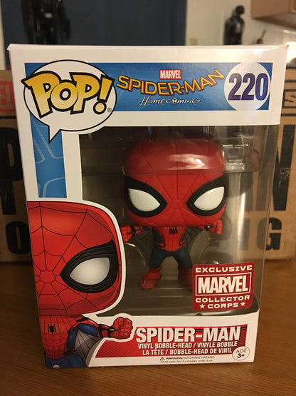 POP! Funko Marvel Collector Corps Spider-Man Homecoming Spider-Man Exclusive Action Pose Figure