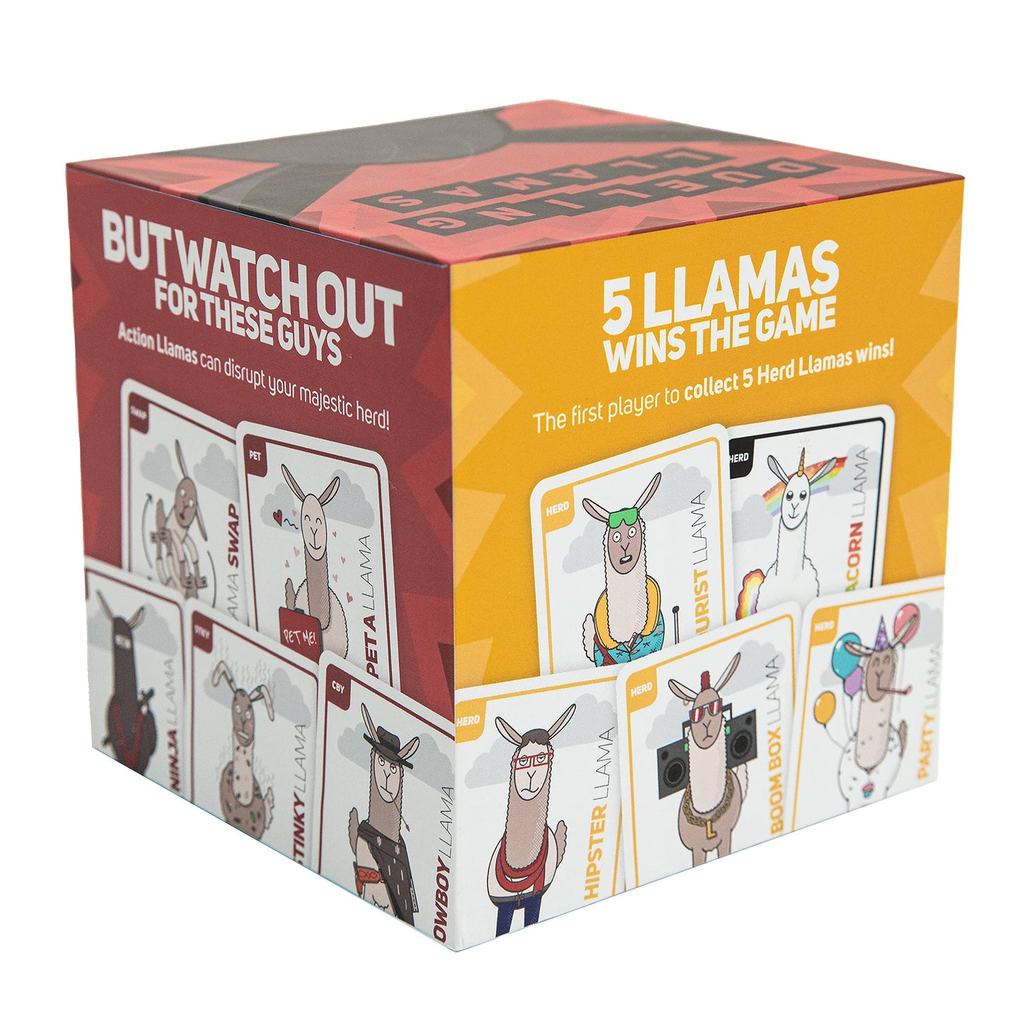 Dueling Llamas | A Simple Family Friendly Card Game | The Perfect Balance Of Strategy And Luck | Party Game For Adults and Kids 2-6 Players | Great