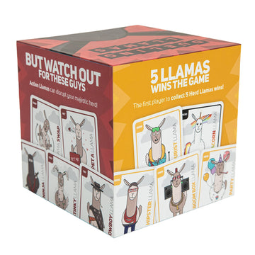 Dueling Llamas | A Simple Family Friendly Card Game | The Perfect Balance Of Strategy And Luck | Party Game For Adults and Kids 2-6 Players | Great
