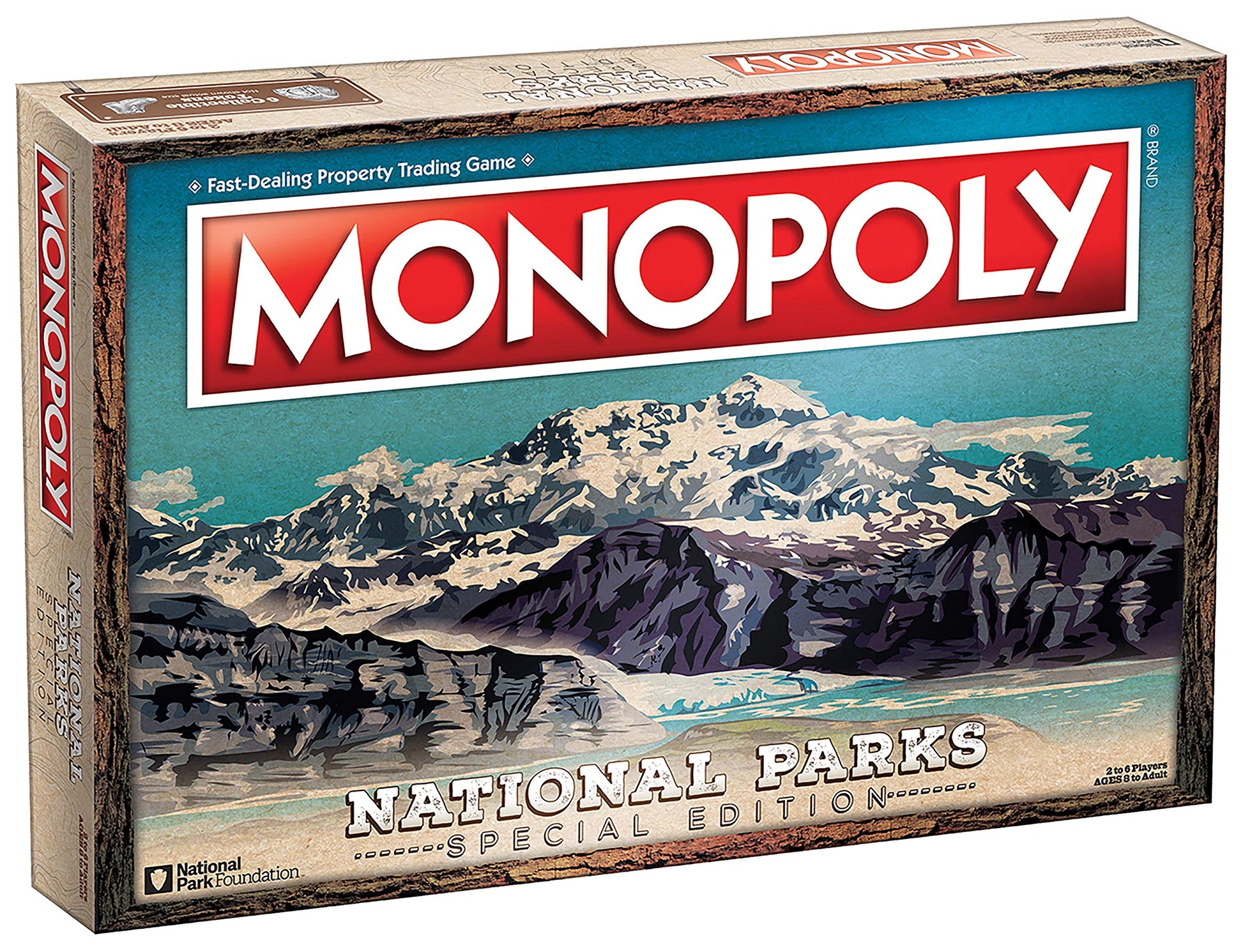 Monopoly National Parks 2020 Edition | Featuring Over 60 National Parks from Across The United States | Iconic Locations Such as Yellowstone