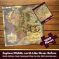 AQUARIUS Lord of the Rings Heat Stamp Gold Foil 1000 Piece Jigsaw Puzzle