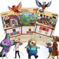 AEG Tiny Towns: Villagers Expansion | Talented Creatures Have Come to Visit | Adds Villagers, New Buildings & Monuments | 1-6 Players | Ages 14+
