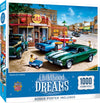 MasterPieces 1000 Piece Jigsaw Puzzle - Muscle Car Dreams, Adult 1000 Piece Cars Puzzle, Fun for Family & Youth, Matte Finish, 19.25" x 26.75"