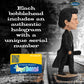 Royal Bobbles Johnny Cash The Man in Black Collectible Bobblehead Statue - 7.8 Inches Tall - Premium Polyresin Figure