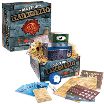 MindWare Dig It Up! Crack the Crate Board Game for 1 or More Players - Bring the Thrill of Escape Rooms Home - for Adults & Kids 8 & Up