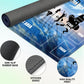 Auralvia Single-Player TCG Playmat with Zones Compatible with One Piece Card Game, Bonus Power Counter Dice & Storage Bag Included 24x14 Inches